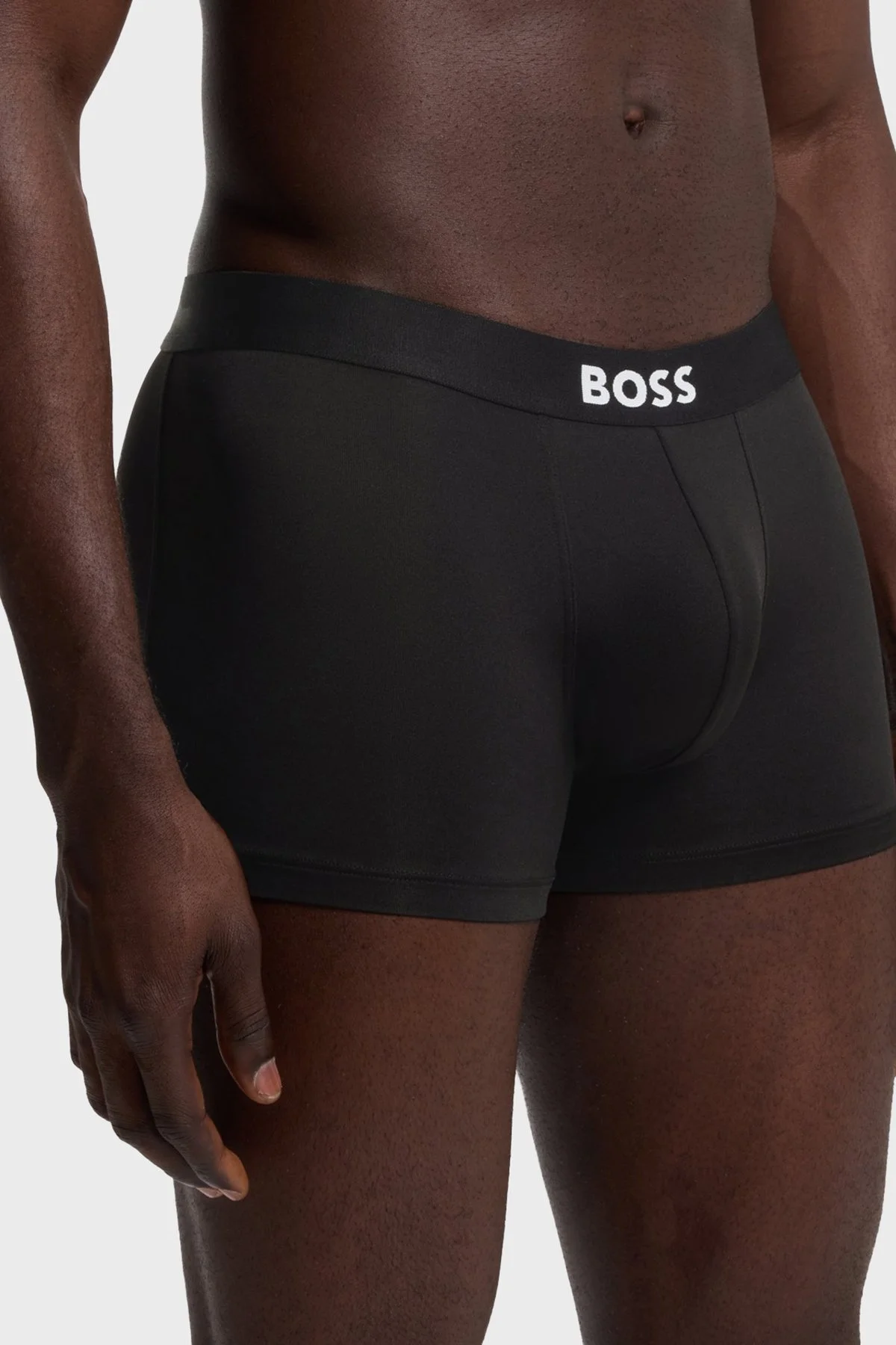 Boss Logolu Pamuklu 3 Pack Erkek Boxer 50555054 001 Siyah - 4