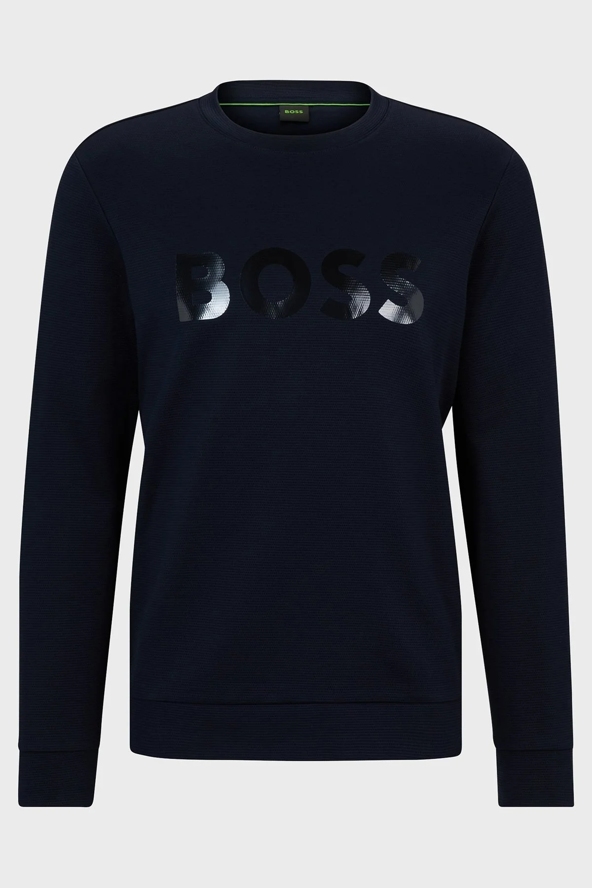 Boss Logolu Pamuklu Bisiklet Yaka Relaxed Fit Erkek Sweat 50501198 402 LACİVERT - 10