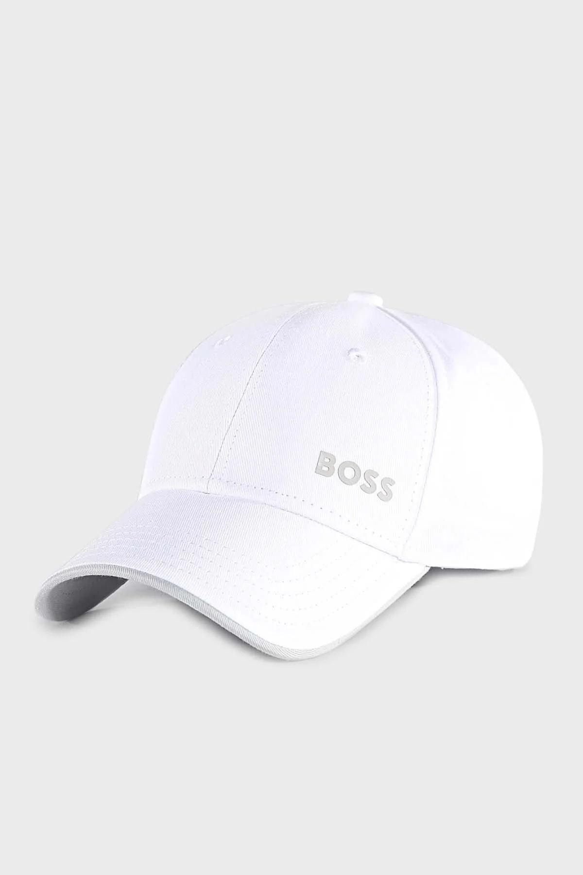 Boss Logolu Pamuklu Erkek Şapka 50505834 100 BEYAZ - 1