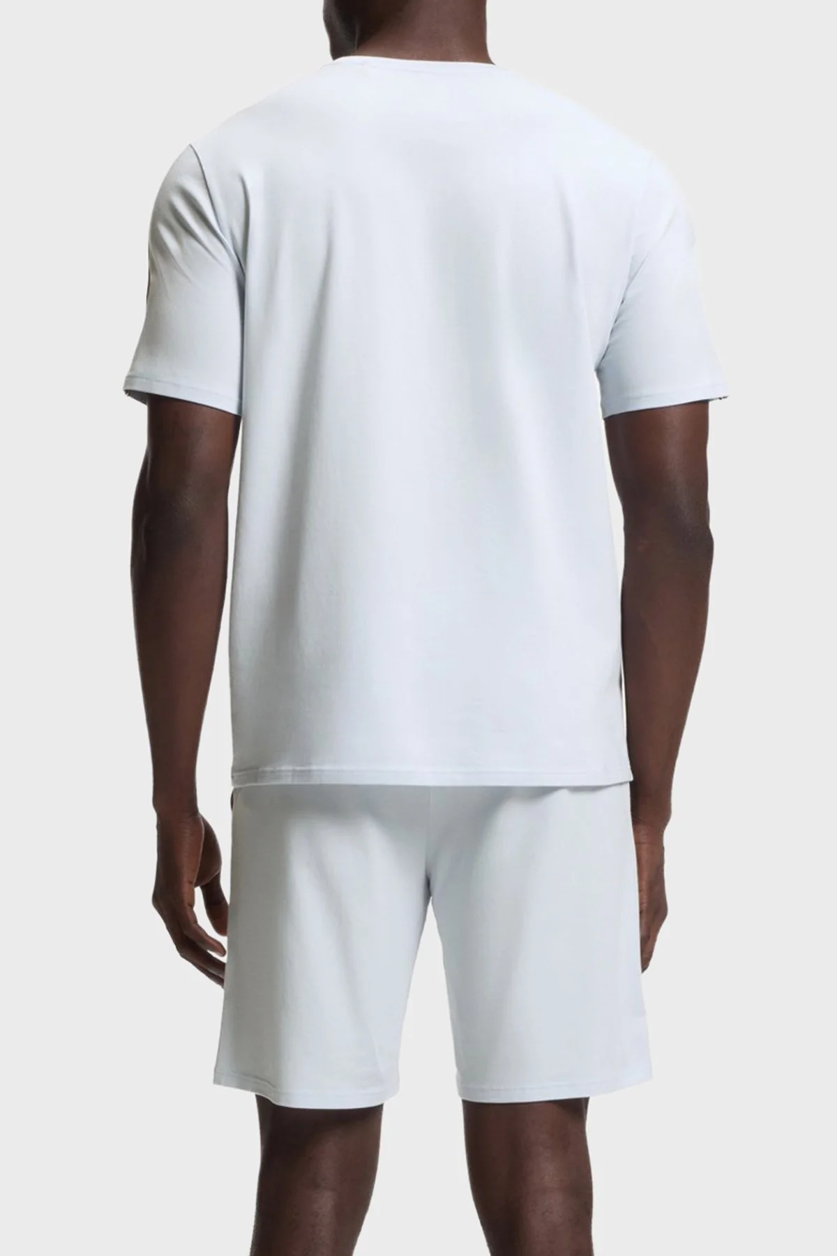 Boss Logolu Pamuklu Regular Fit Bisiklet Yaka Erkek T Shirt 50545930 052 AÇIK MAVİ - 2