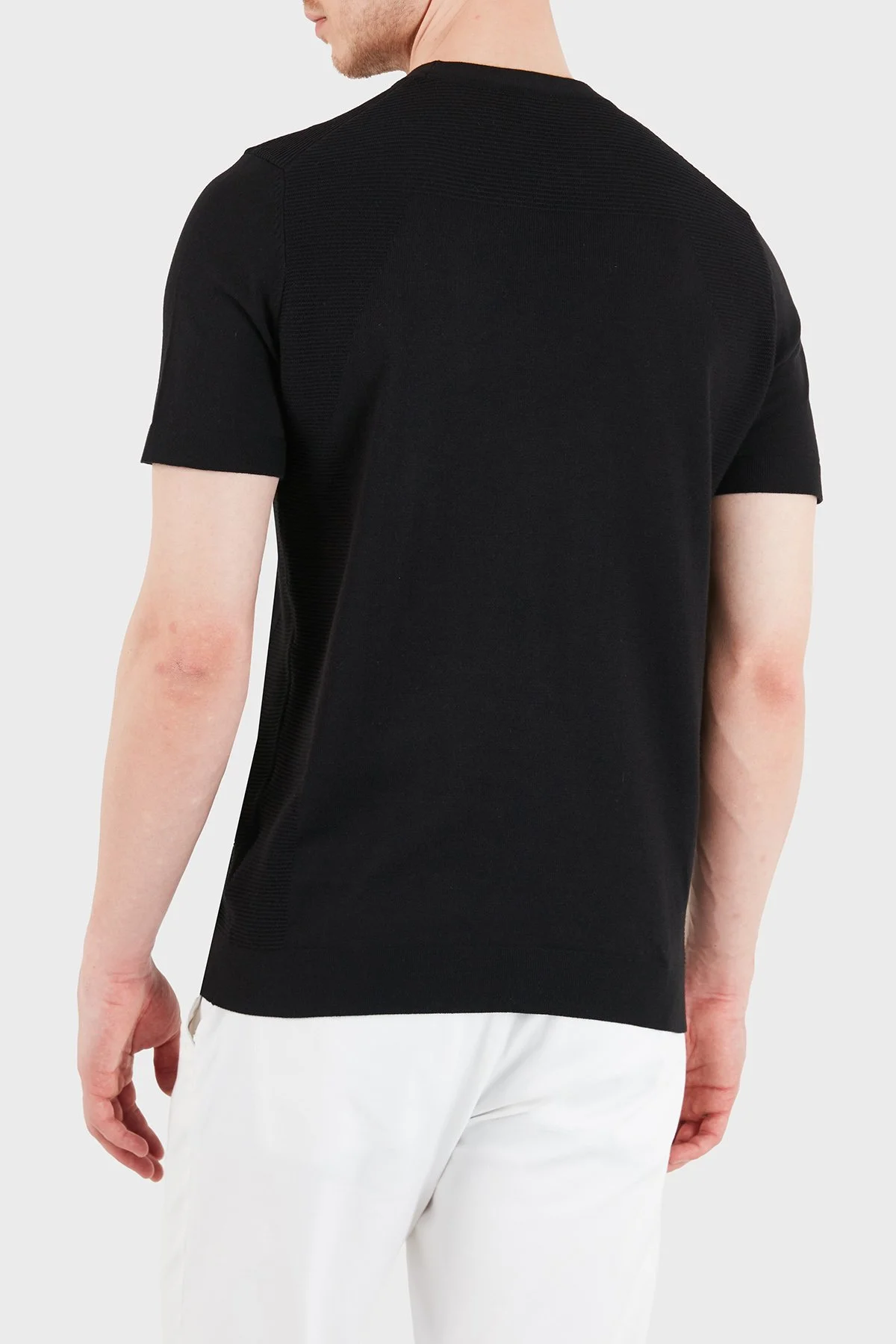 Boss Logolu Pamuklu Regular Fit Bisiklet Yaka Erkek T Shirt 50558347 001 SİYAH - 3