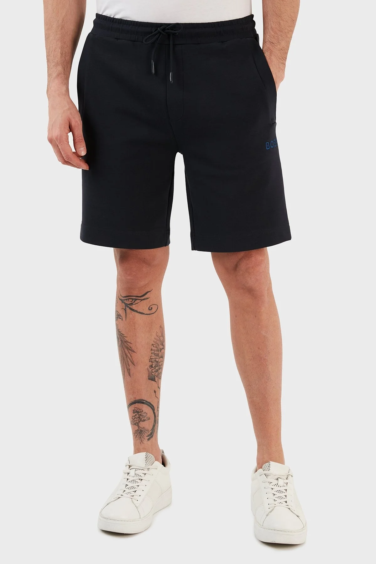 Boss Logolu Pamuklu Regular Fit Cepli Erkek Short 50482912 402 LACİVERT - 2