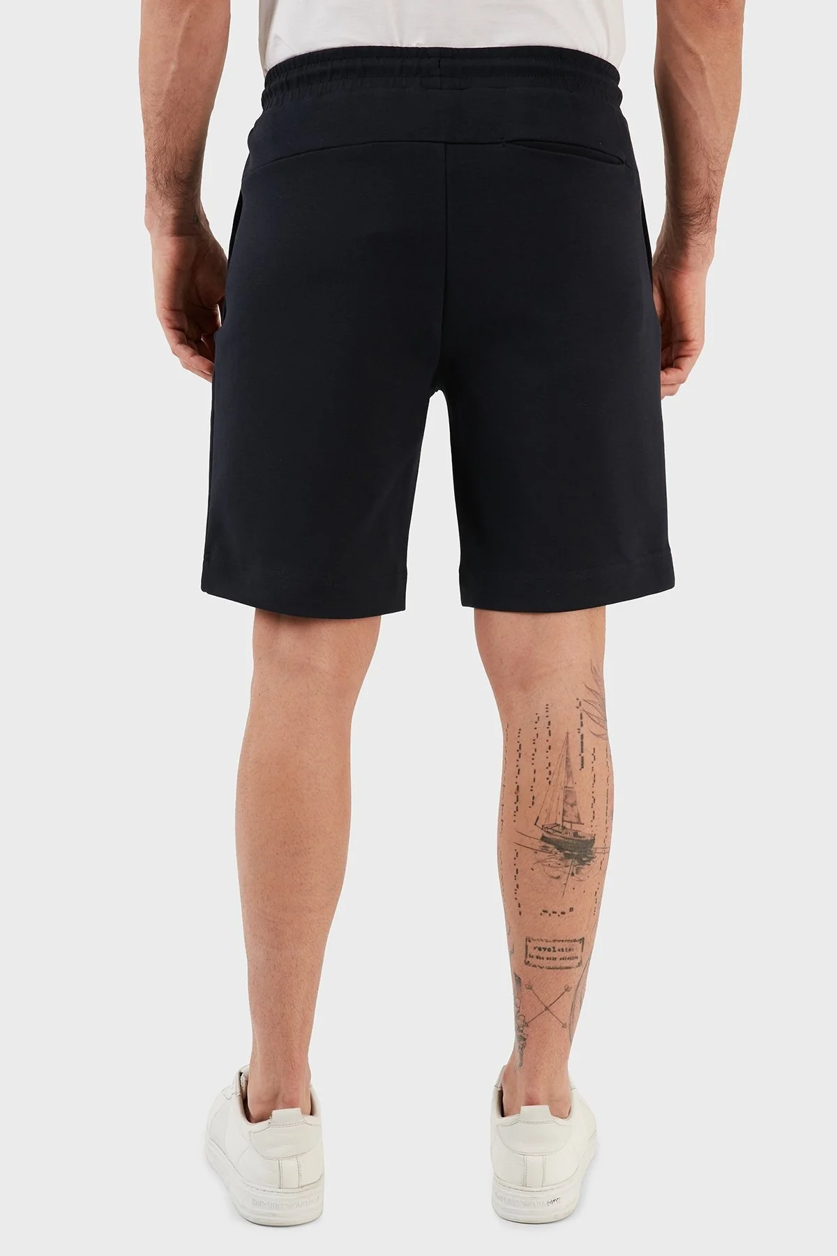 Boss Logolu Pamuklu Regular Fit Cepli Erkek Short 50482912 402 LACİVERT - 5