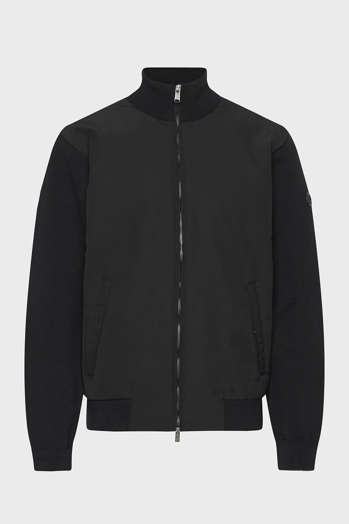 Boss Logolu Pamuklu Regular Fit Dik Yaka Yumuşak Dokulu Erkek Ceket 50543135 001 SİYAH - 6