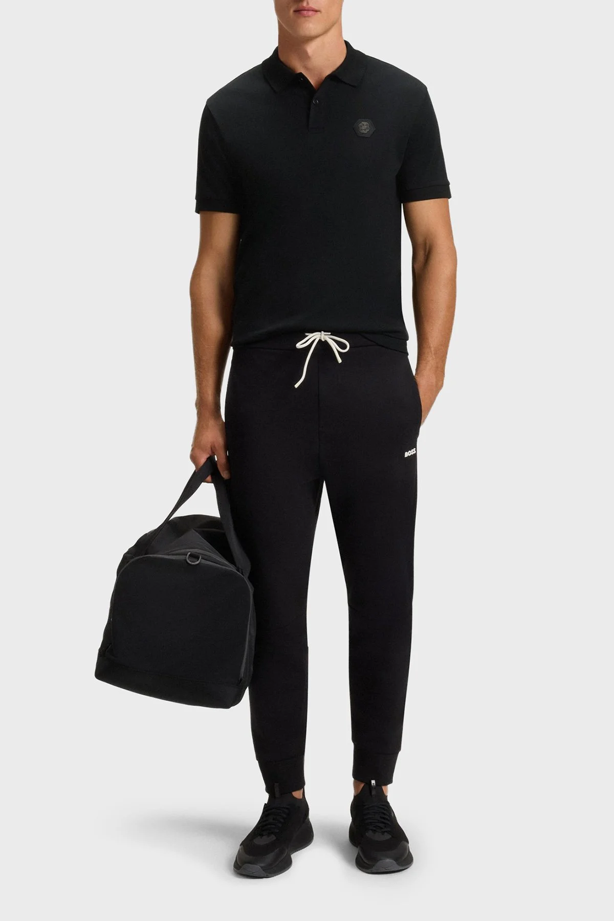 Boss Logolu Pamuklu Regular Fit Düğmeli Erkek Polo Yaka T Shirt 50543891 001 SİYAH - 2