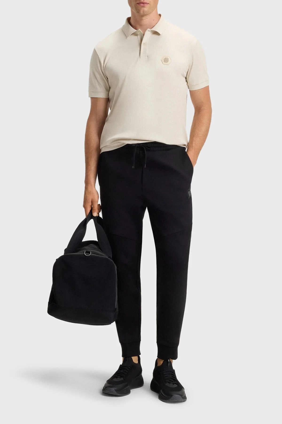 Boss Logolu Pamuklu Regular Fit Düğmeli Polo Yaka Erkek T Shirt 50543891 131 BEJ - 2