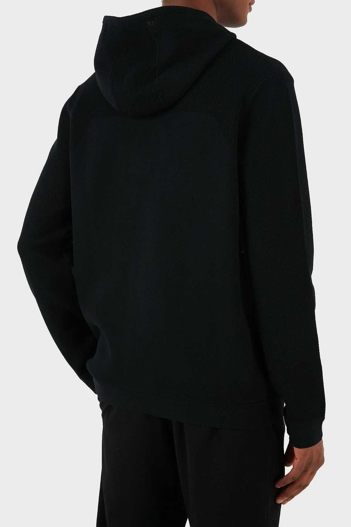 Boss Logolu Pamuklu Regular Fit Kapüşonlu Erkek Sweat 50523284 001 SİYAH - 3