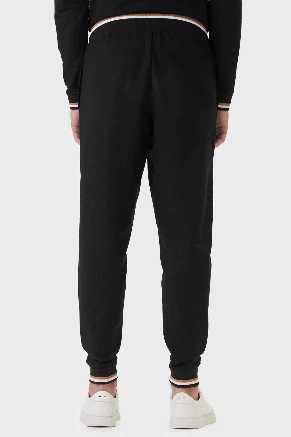Boss Logolu Pamuklu Regular Fit Lastikli Paça Jogger Erkek Pantolon 50554830 001 SİYAH - 3