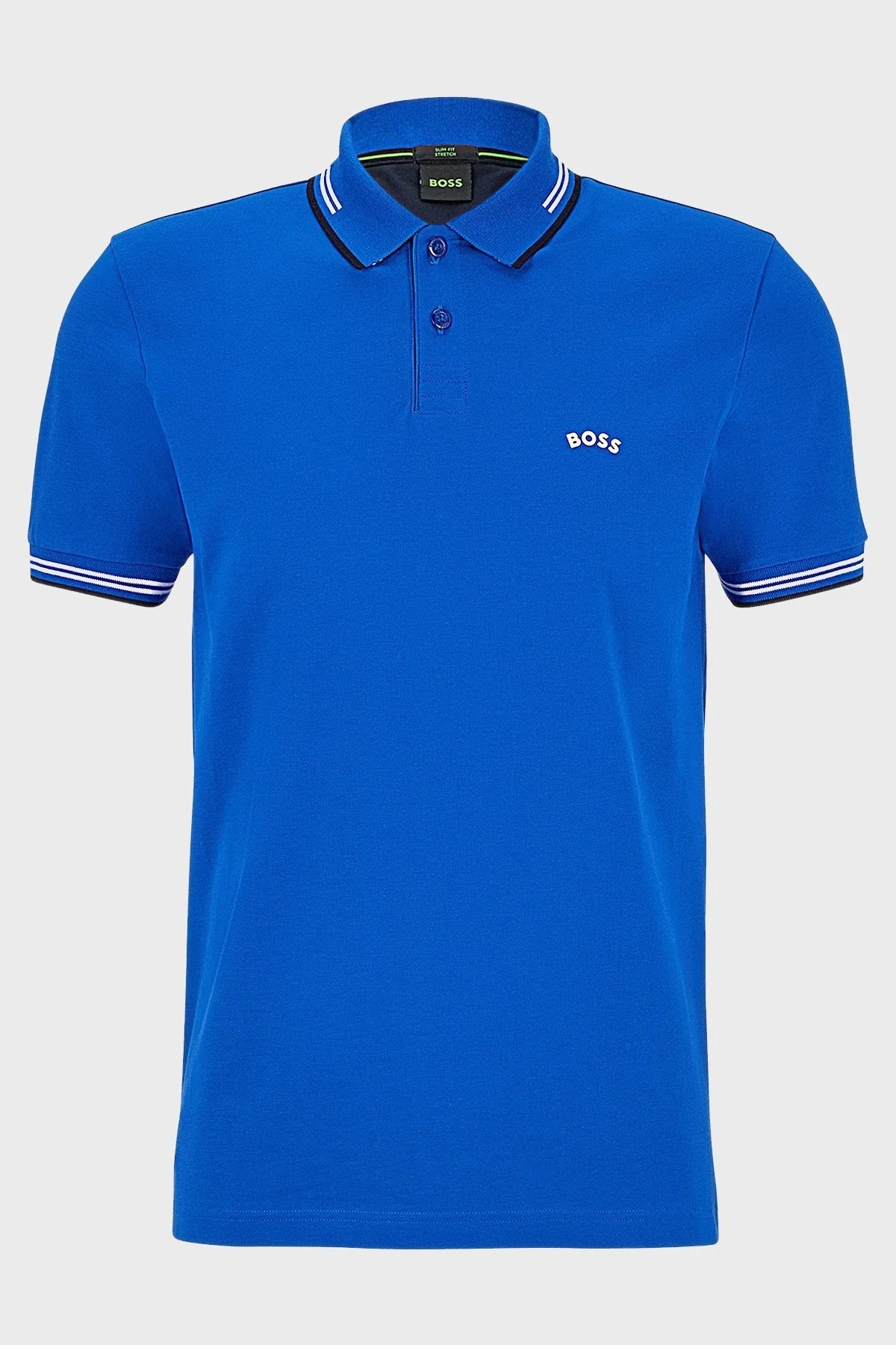 Boss Logolu Pamuklu Slim Fit Erkek Polo T Shirt 50469245 432 SAKS - 5