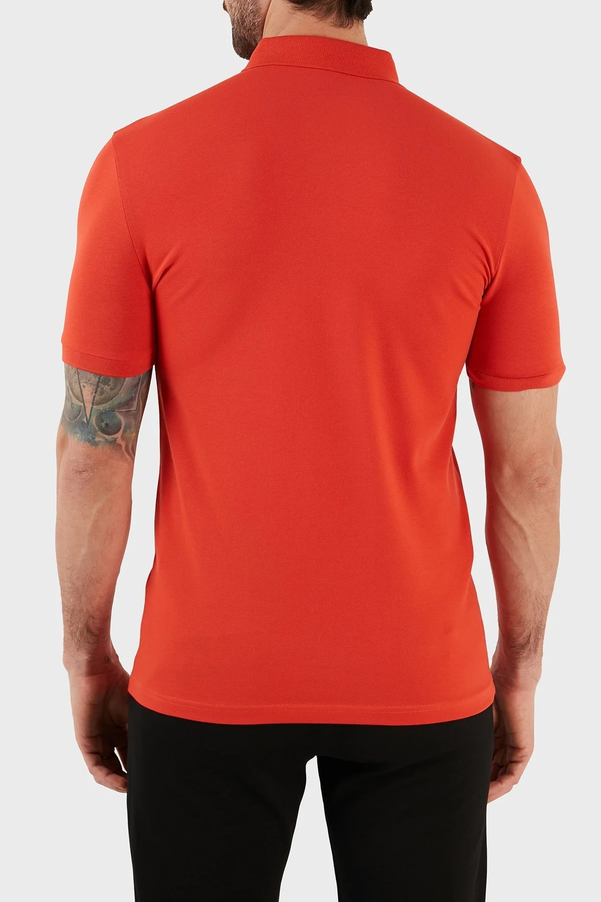 Boss Logolu Pamuklu Slim Fit Erkek Polo T Shirt 50472668 626 TURUNCU - 5