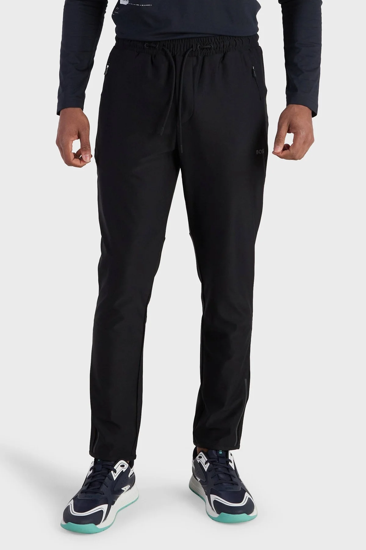 Boss Hicon Active Reflektif Regular Fit Jogger Erkek Pantolon 50493483 001 SİYAH - 4