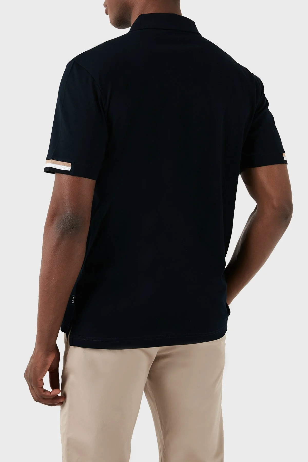 Boss Pamuklu Regular Fit Düğmeli Erkek Polo Yaka T Shirt 50467113 404 LACİVERT - 3