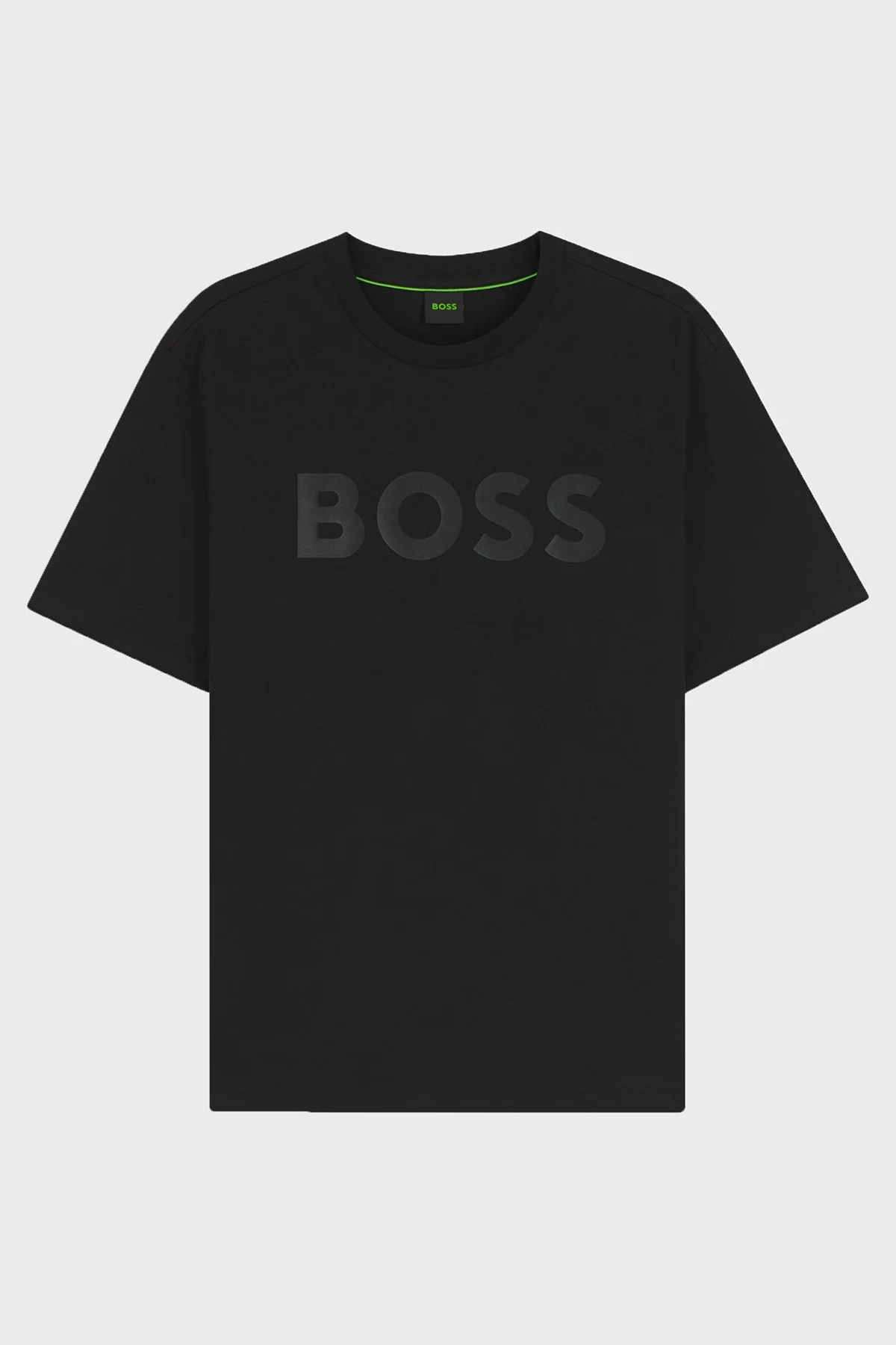 Boss Logolu Regular Fit Bisiklet Yaka Erkek T Shirt 50566883 001 Siyah - 5