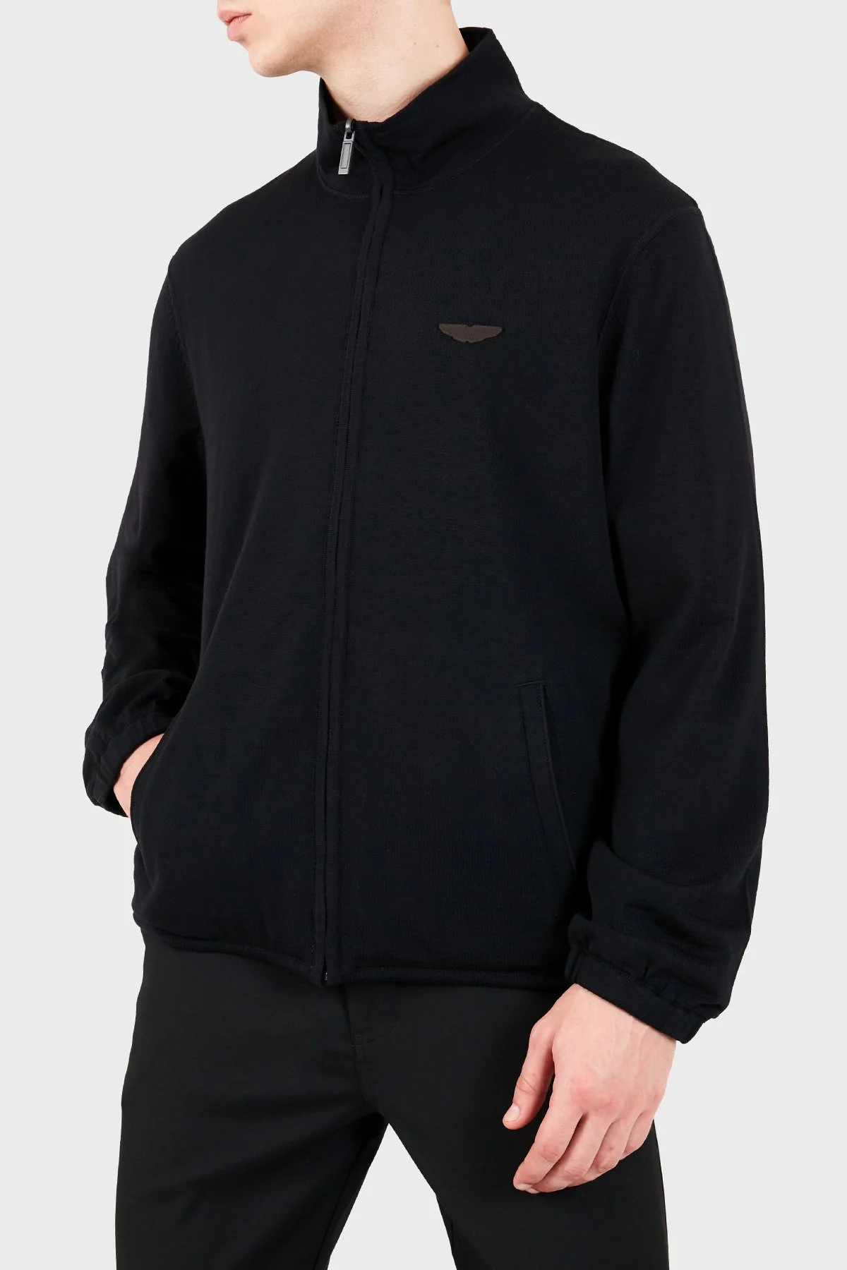 Boss Logolu Regular Fit Dik Yaka Çift Taraflı Erkek Ceket 50565510 001 Siyah - 1