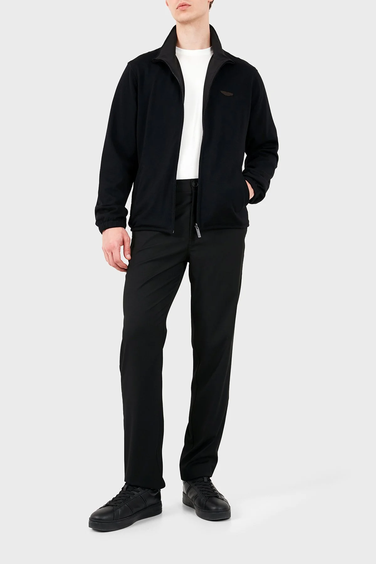 Boss Logolu Regular Fit Dik Yaka Çift Taraflı Erkek Ceket 50565510 001 Siyah - 2