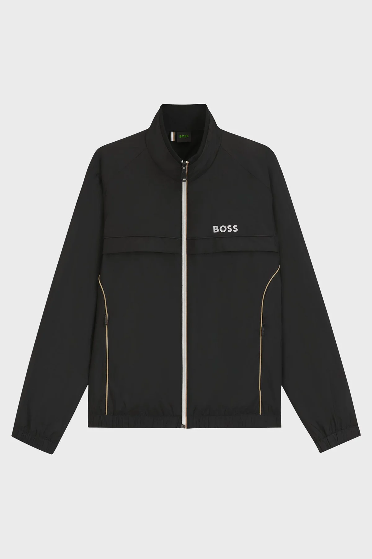 Boss Logolu Regular Fit Dik Yaka Su İtici Erkek Mont 50551069 001 SİYAH - 6