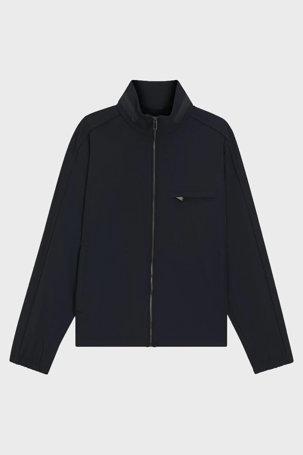 Boss Logolu Regular Fit Dik Yaka Su İtici Erkek Mont 50554286 404 LACİVERT - 6