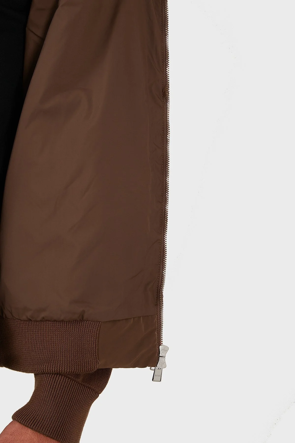 Boss Logolu Regular Fit Dik Yaka Yumuşak Dokulu Erkek Ceket 50543135 217 KAHVE - 6