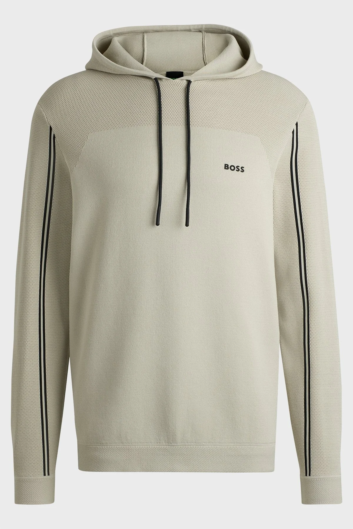 Boss Logolu Regular Fit Kapüşonlu Erkek Sweat 50523284 271 BEJ - 5