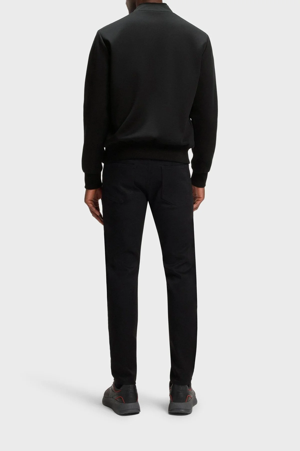 Boss Logolu Regular Fit Kolej Yaka Cepli Erkek Ceket 50543675 001 SİYAH - 3