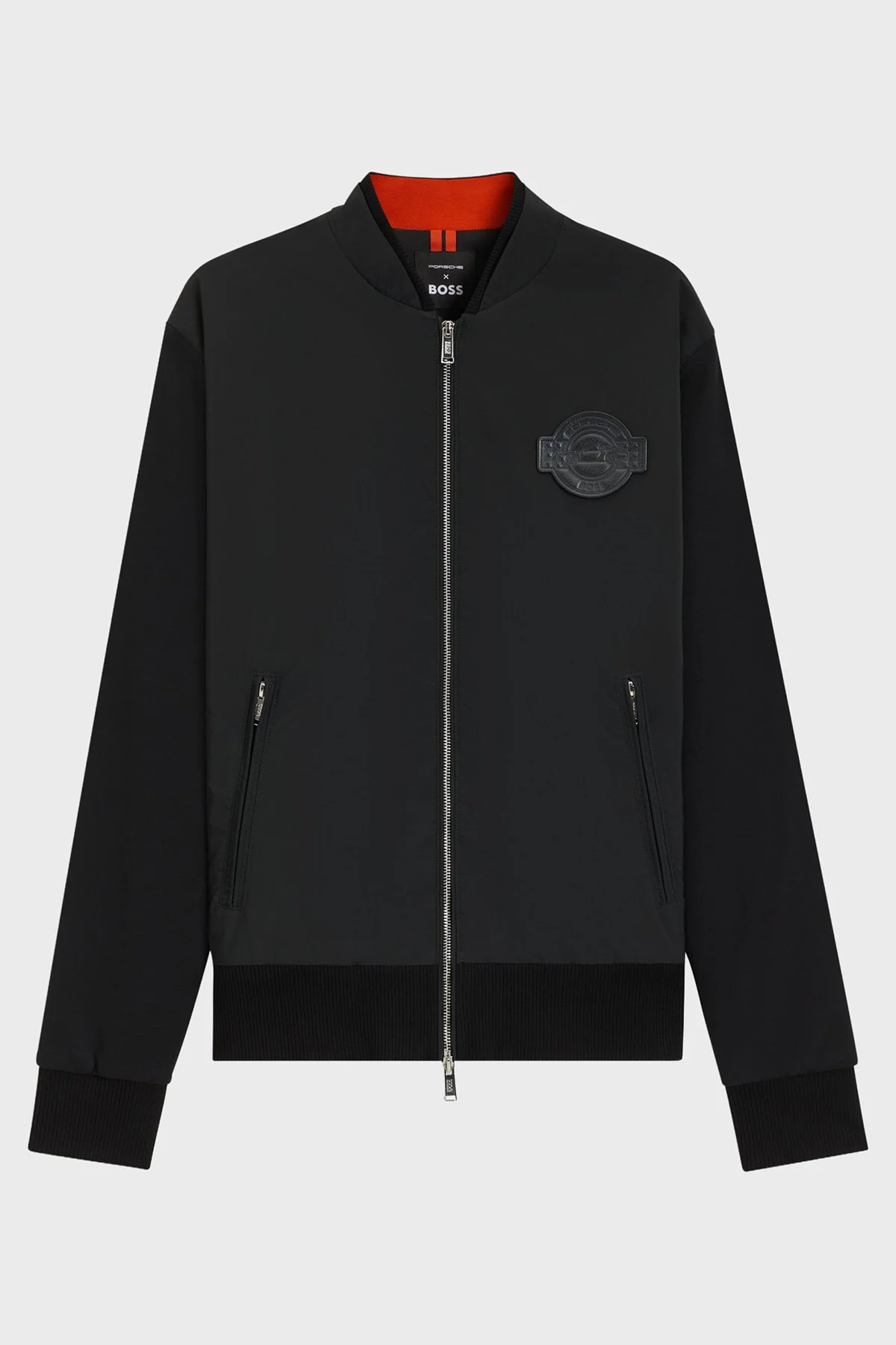 Boss Logolu Regular Fit Kolej Yaka Cepli Erkek Ceket 50543675 001 SİYAH - 5