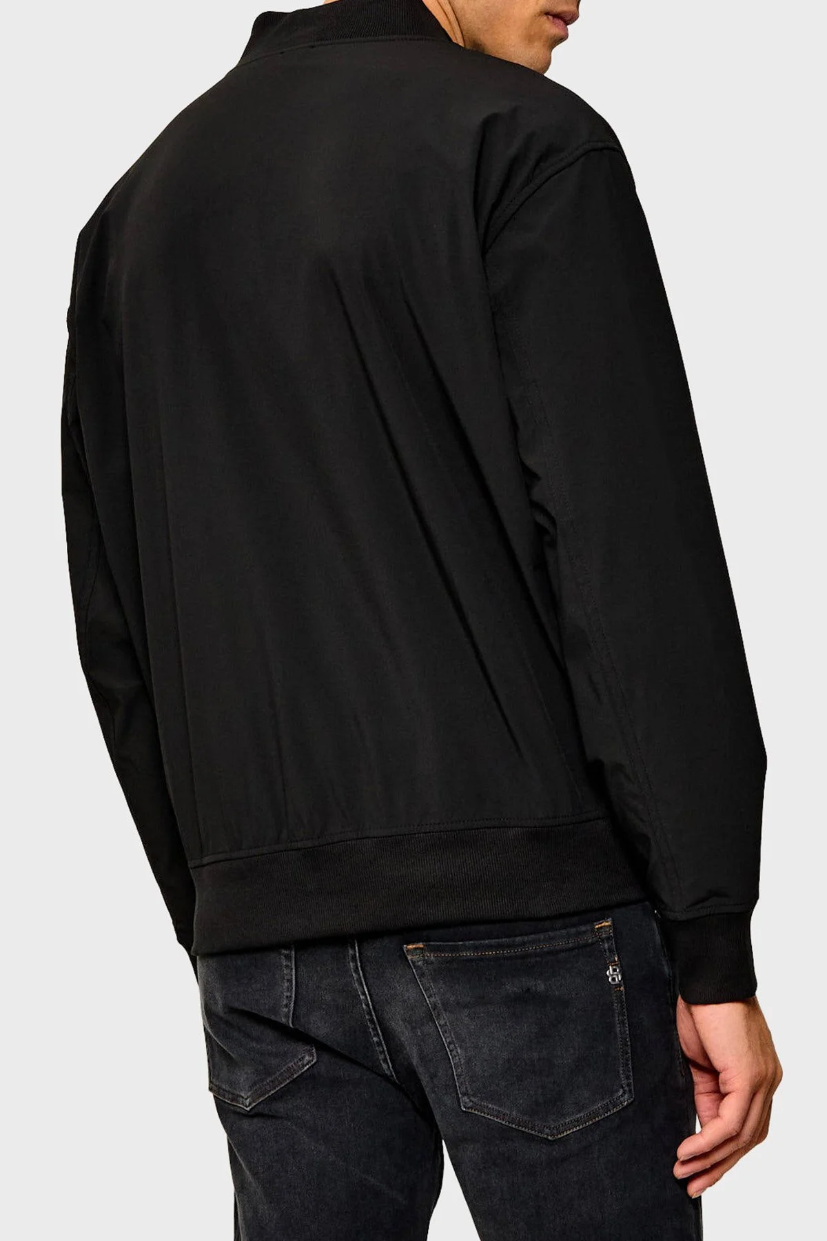 Boss Logolu Regular Fit Kolej Yaka Erkek Mont 50568931 001 Siyah - 3