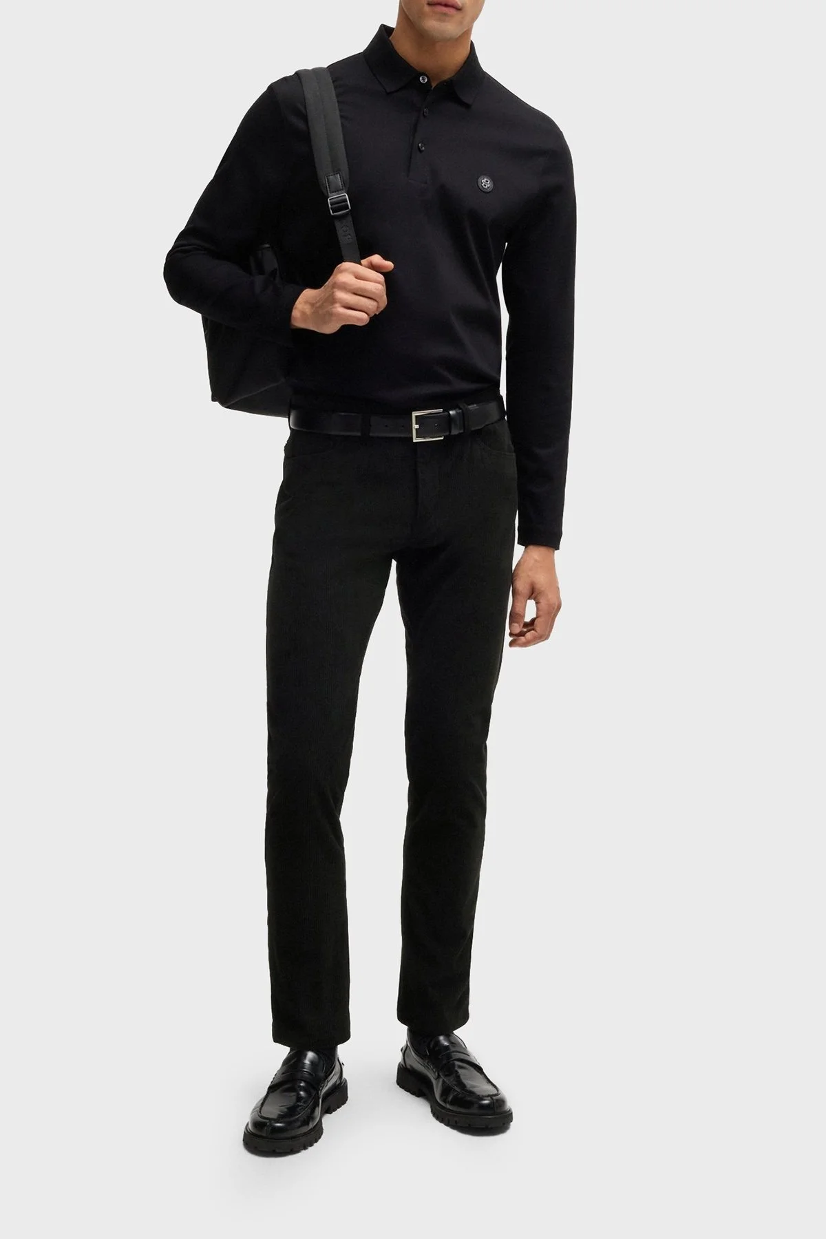 Boss Logolu Regular Fit Normal Bel Erkek Pantolon 50527494 001 SİYAH - 2