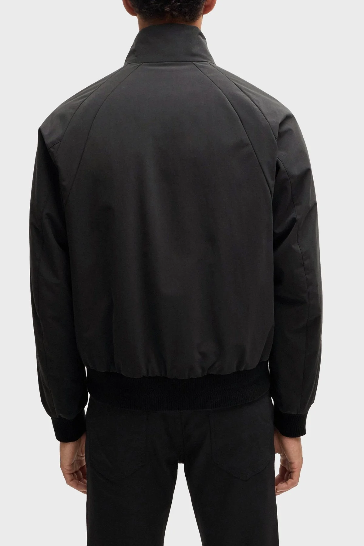 Boss Logolu Regular Fit Su İtici Dik Yaka Erkek Ceket 50519960 001 SİYAH - 3