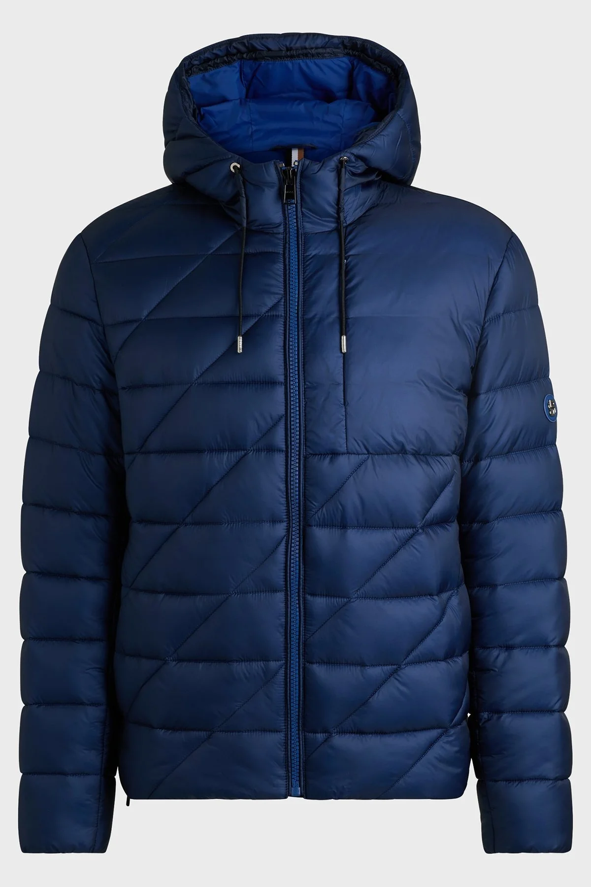 Boss Logolu Regular Fit Su İtici Kapüşonlu Şişme Erkek Mont 50524648 485 SAKS - 6