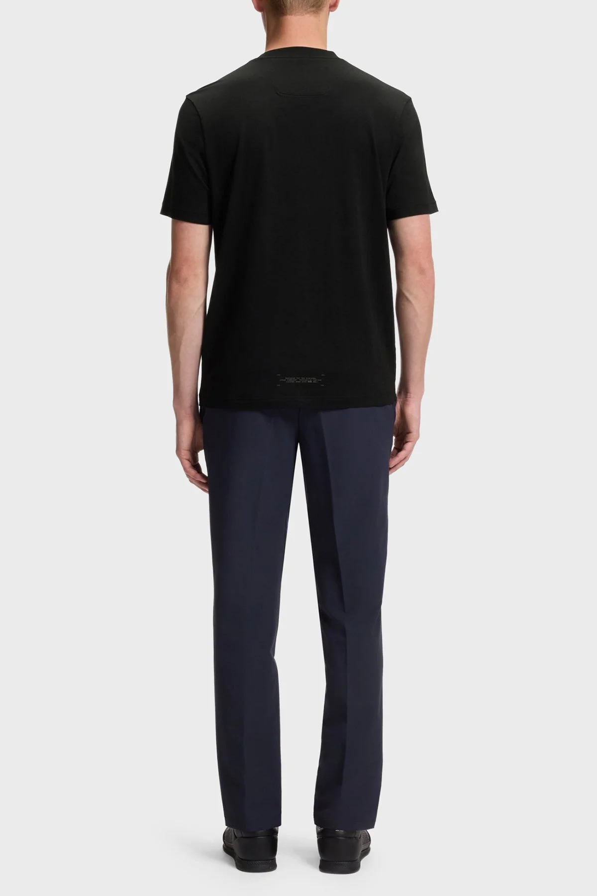 Boss Logolu Relaxed Fit Bisiklet Yaka Erkek T Shirt 50564108 001 Siyah - 3