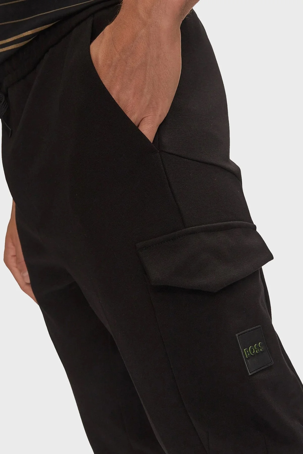 Boss Logolu Slim Fit Jogger Erkek Pantolon 50522626 001 SİYAH - 8