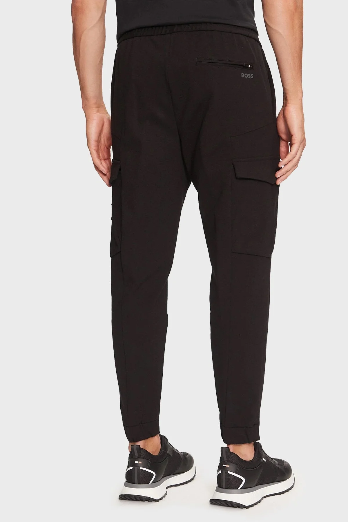 Boss Logolu Slim Fit Jogger Erkek Pantolon 50522626 001 SİYAH - 9