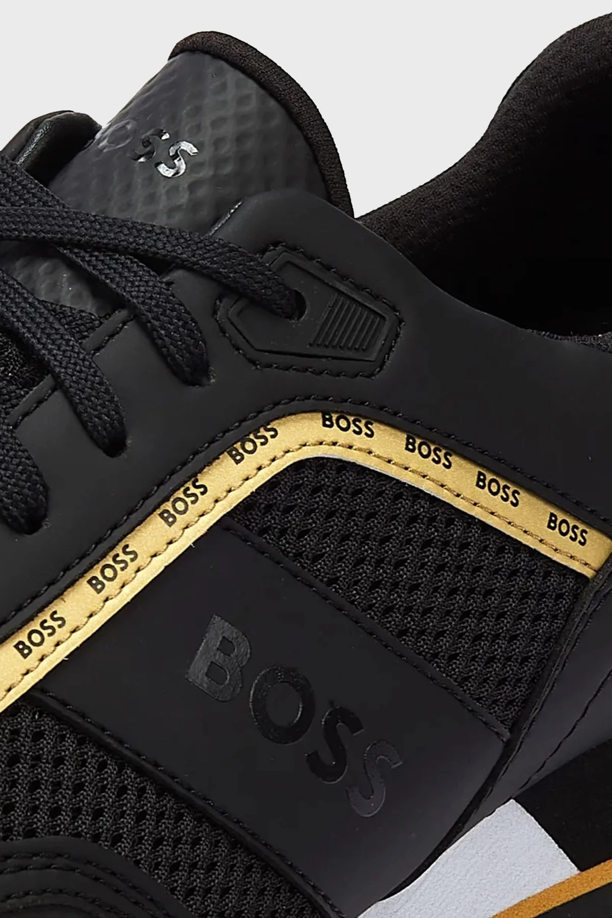 Boss Logolu Sneaker Erkek Ayakkabı 50485704 007 SİYAH - 4