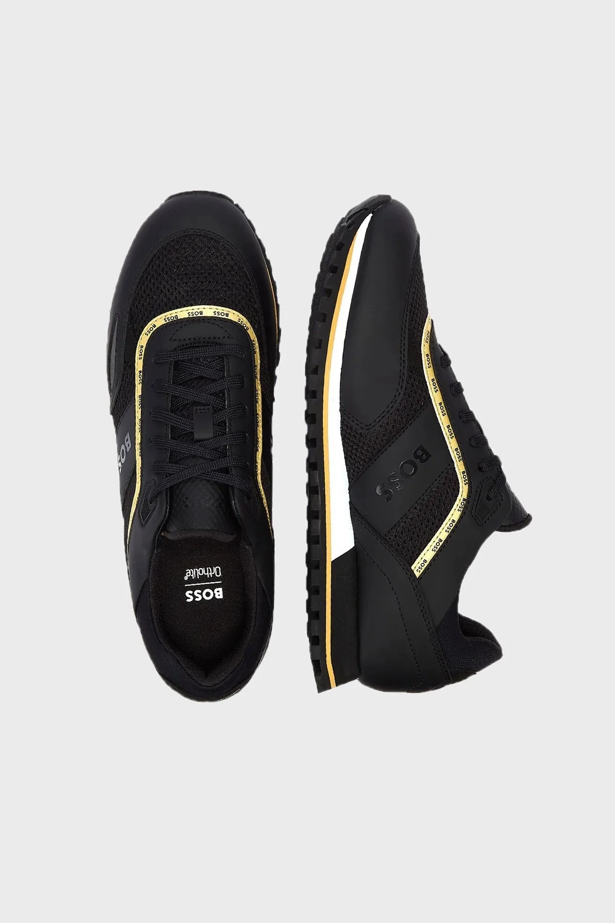 Boss Logolu Sneaker Erkek Ayakkabı 50485704 007 SİYAH - 5