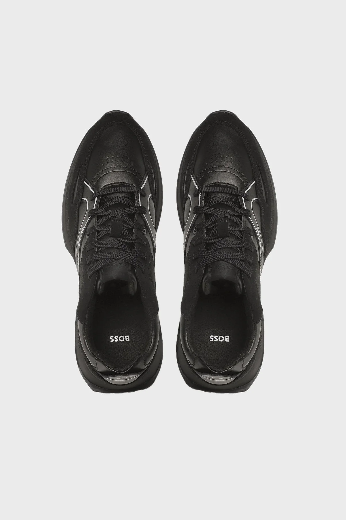 Boss Logolu Sneaker Ayakkabı Erkek Ayakkabı 50487592 001 SİYAH - 5