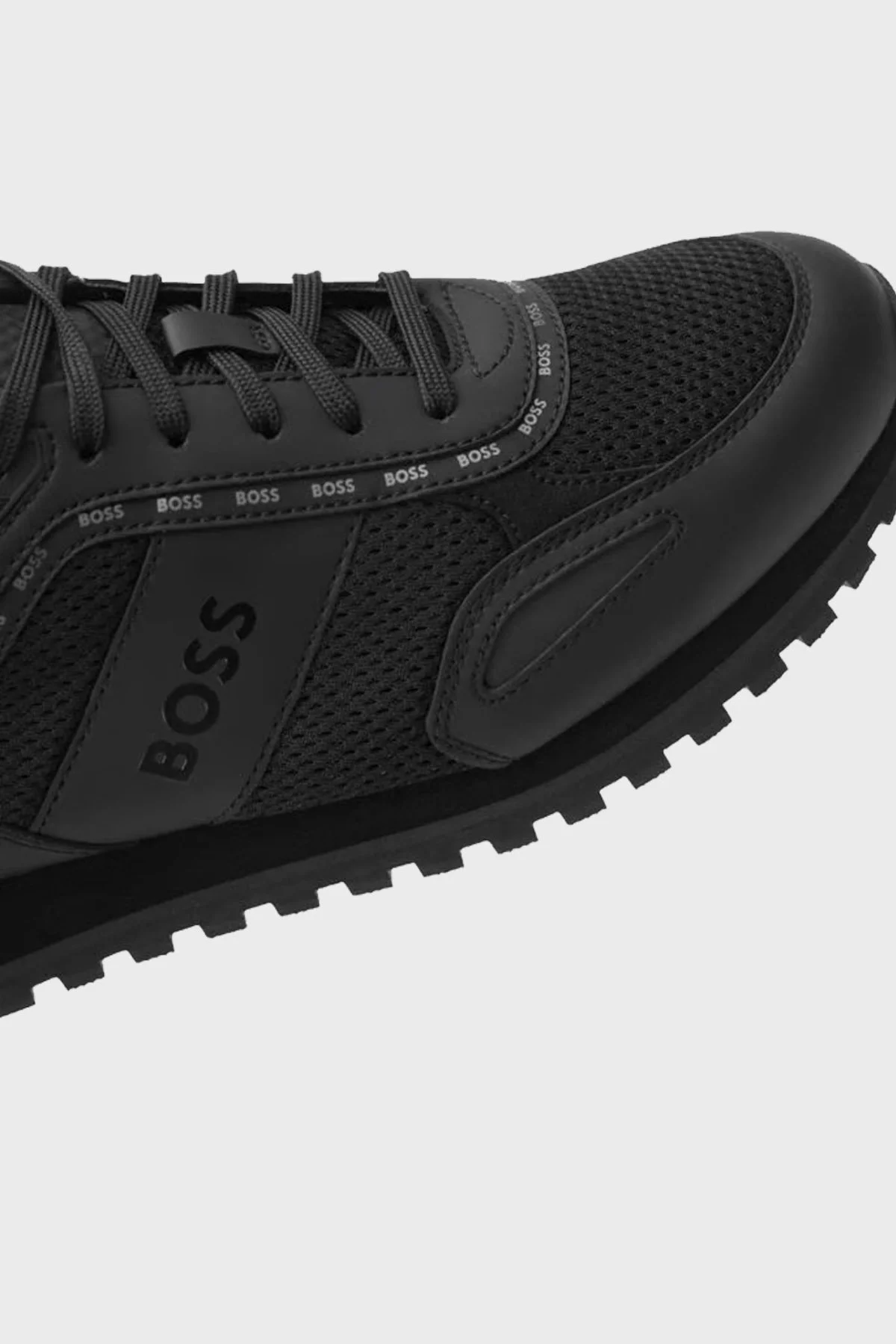 Boss Logolu Sneaker Erkek Ayakkabı 50485704 005 SİYAH - 4