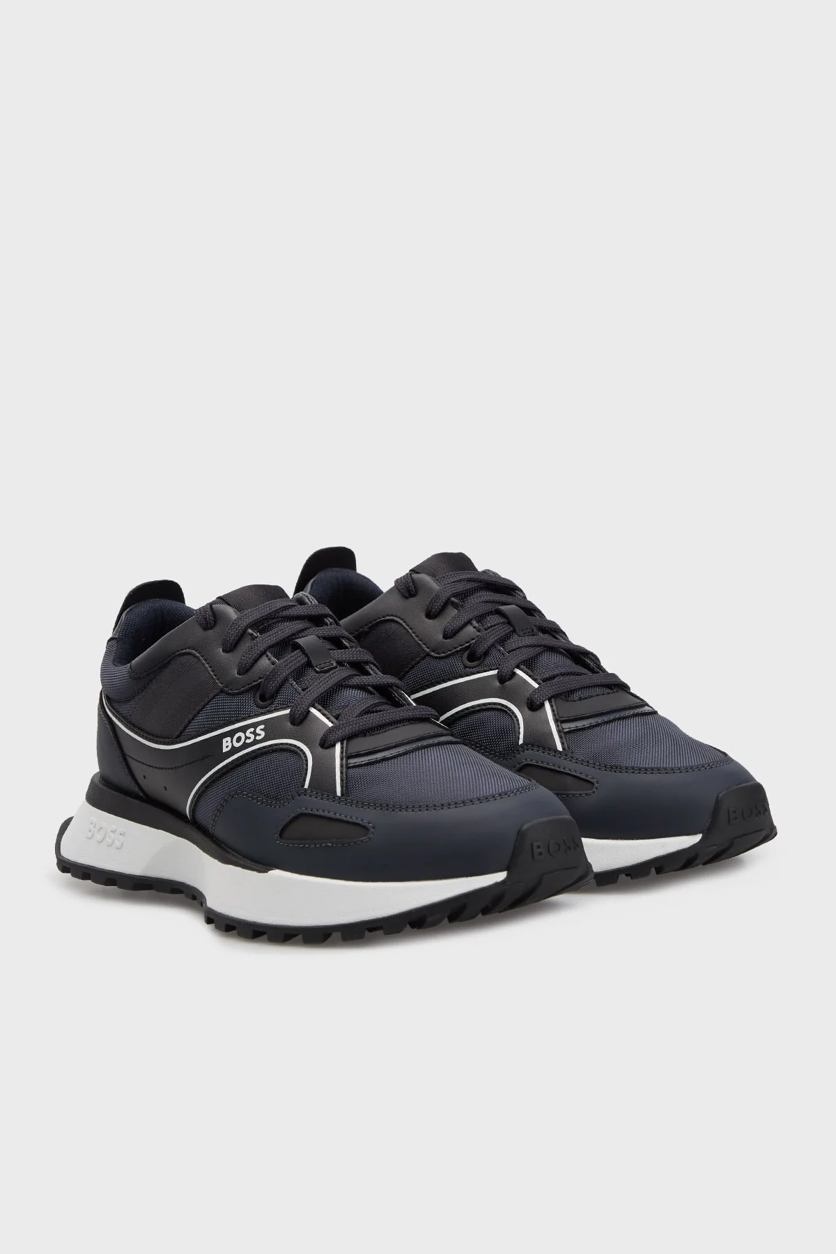 Boss Logolu Sneaker Erkek Ayakkabı 50487591 460 LACİVERT - 3