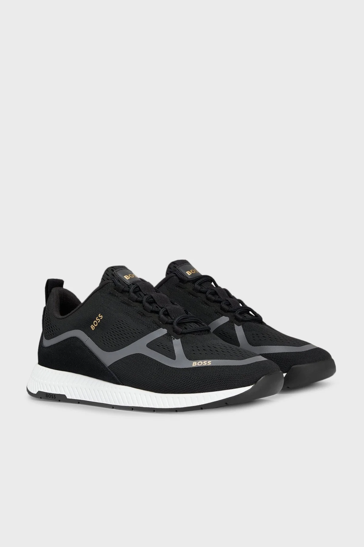 Boss Logolu Sneaker Erkek Ayakkabı 50487822 007 SİYAH - 3