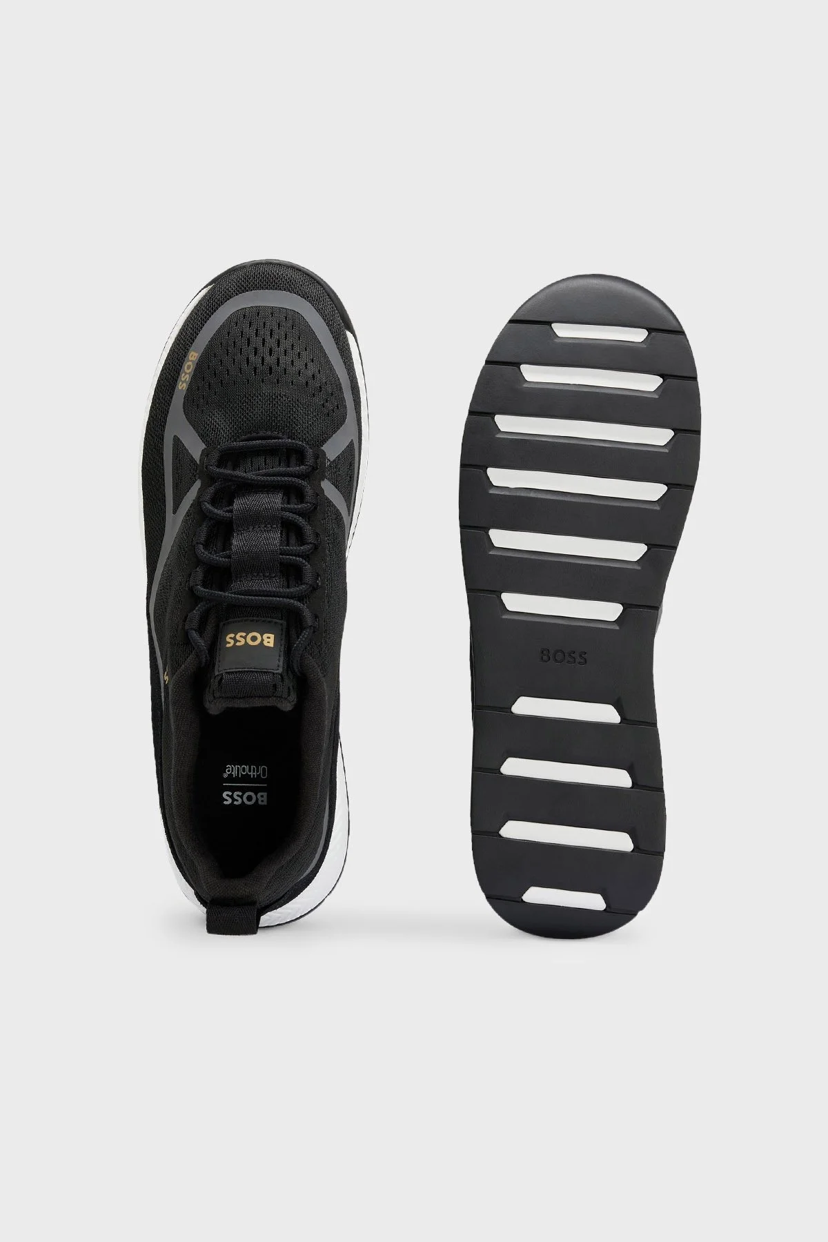 Boss Logolu Sneaker Erkek Ayakkabı 50487822 007 SİYAH - 4