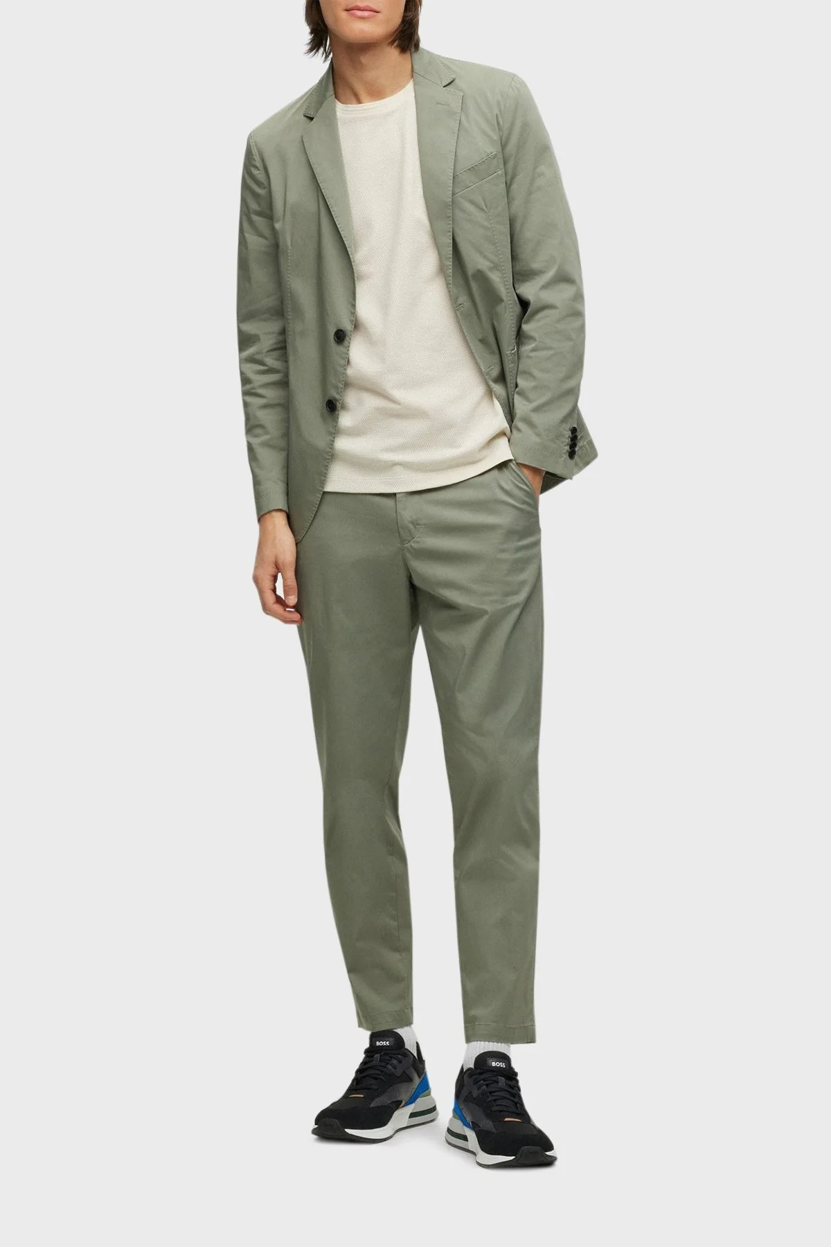 Boss Logolu Sneaker Erkek Ayakkabı 50493214 014 LACİVERT - 3