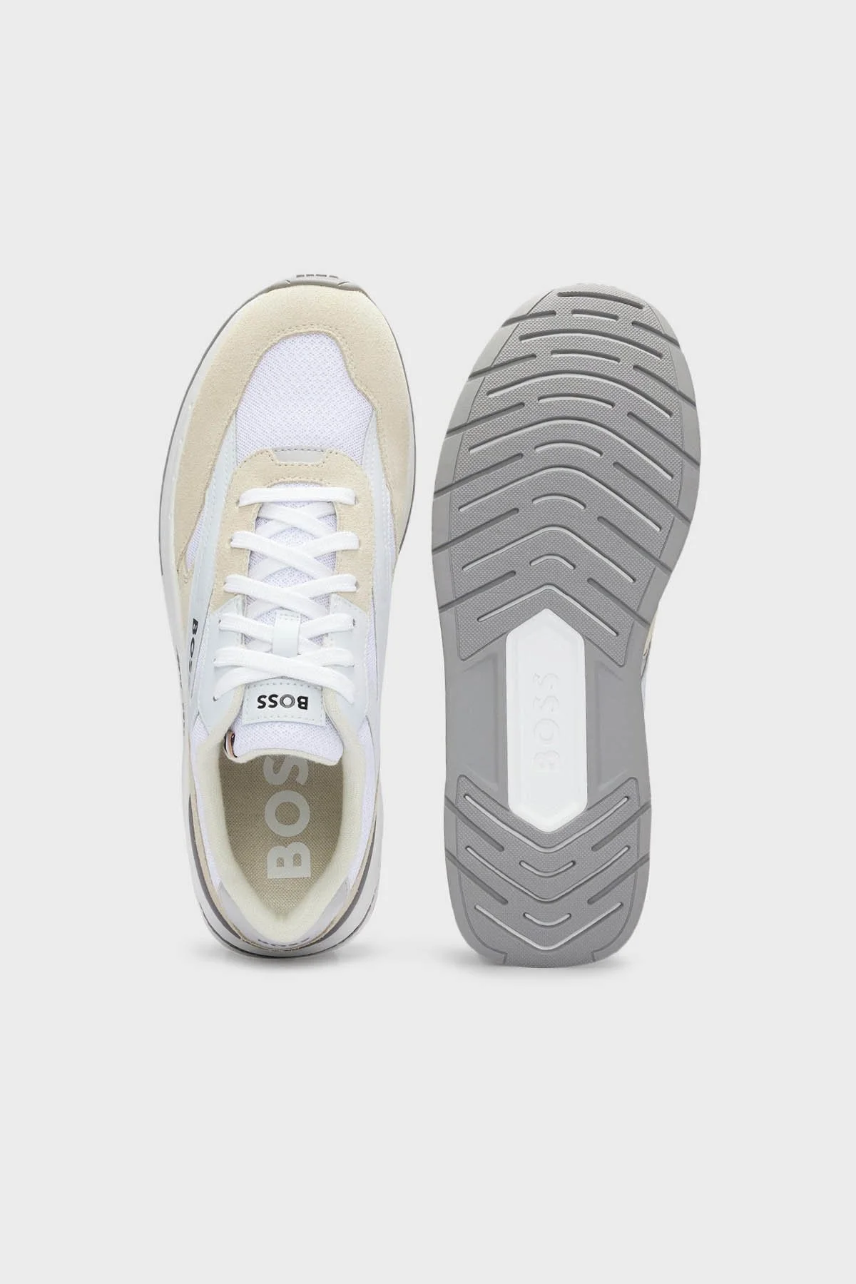 Boss Logolu Sneaker Erkek Ayakkabı 50493214 100 BEYAZ - 4