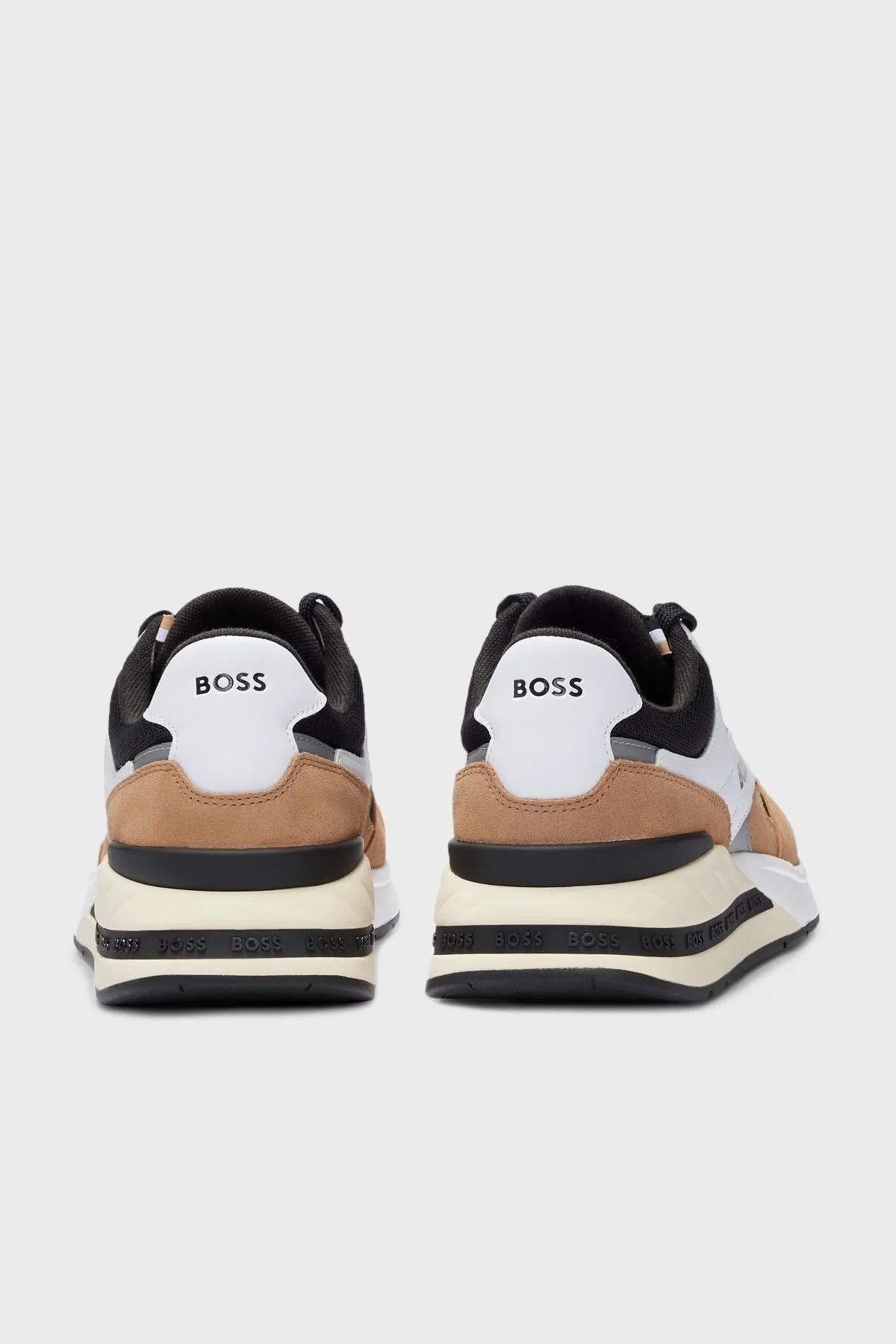 Boss Logolu Sneaker Erkek Ayakkabı 50493214 241 TABA-BEYAZ - 5