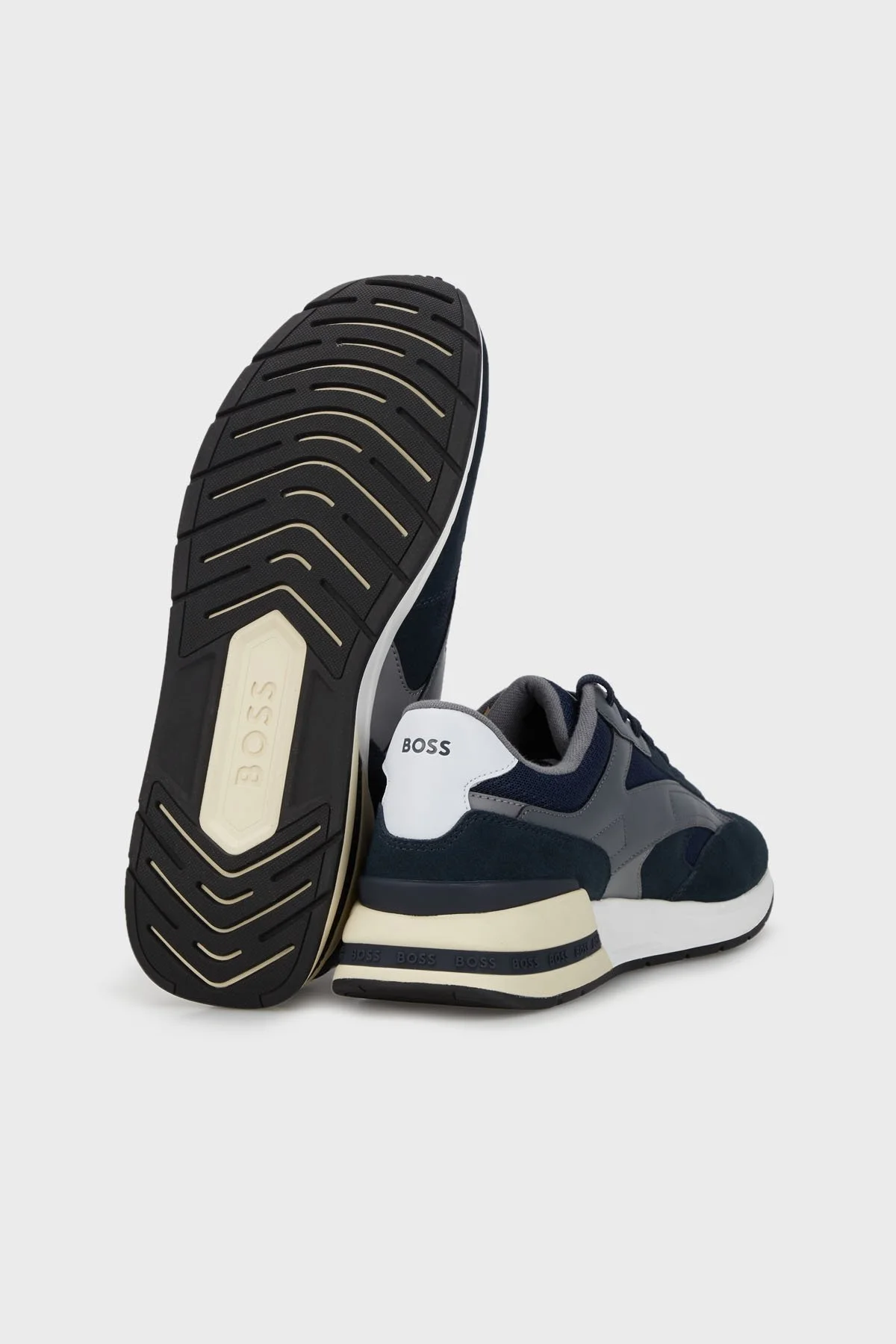 Boss Logolu Sneaker Erkek Ayakkabı 50493214 402 LACİVERT - 4