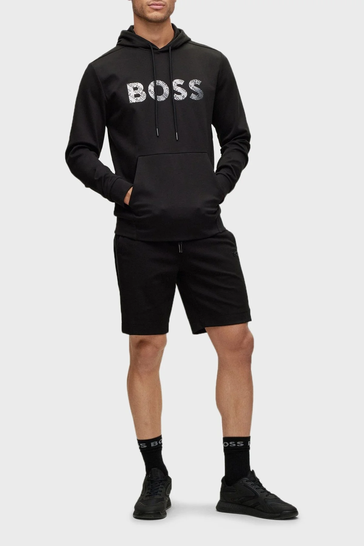 Boss Logolu Sneaker Erkek Ayakkabı 50493215 005 SİYAH - 2
