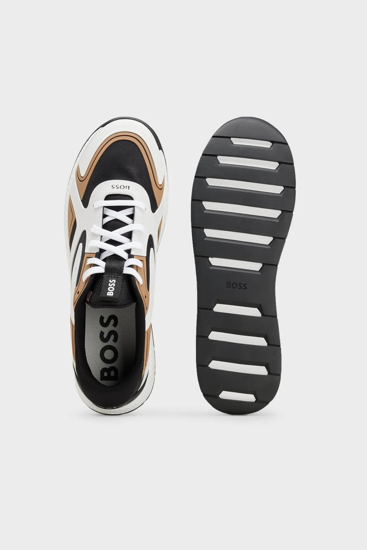 Boss Logolu Sneaker Erkek Ayakkabı 50493215 280 BEYAZ-TABA - 3