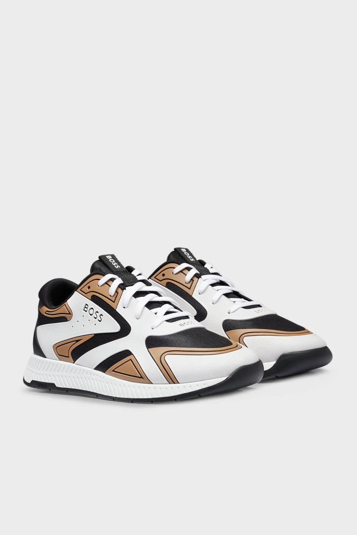 Boss Logolu Sneaker Erkek Ayakkabı 50493215 280 BEYAZ-TABA - 4