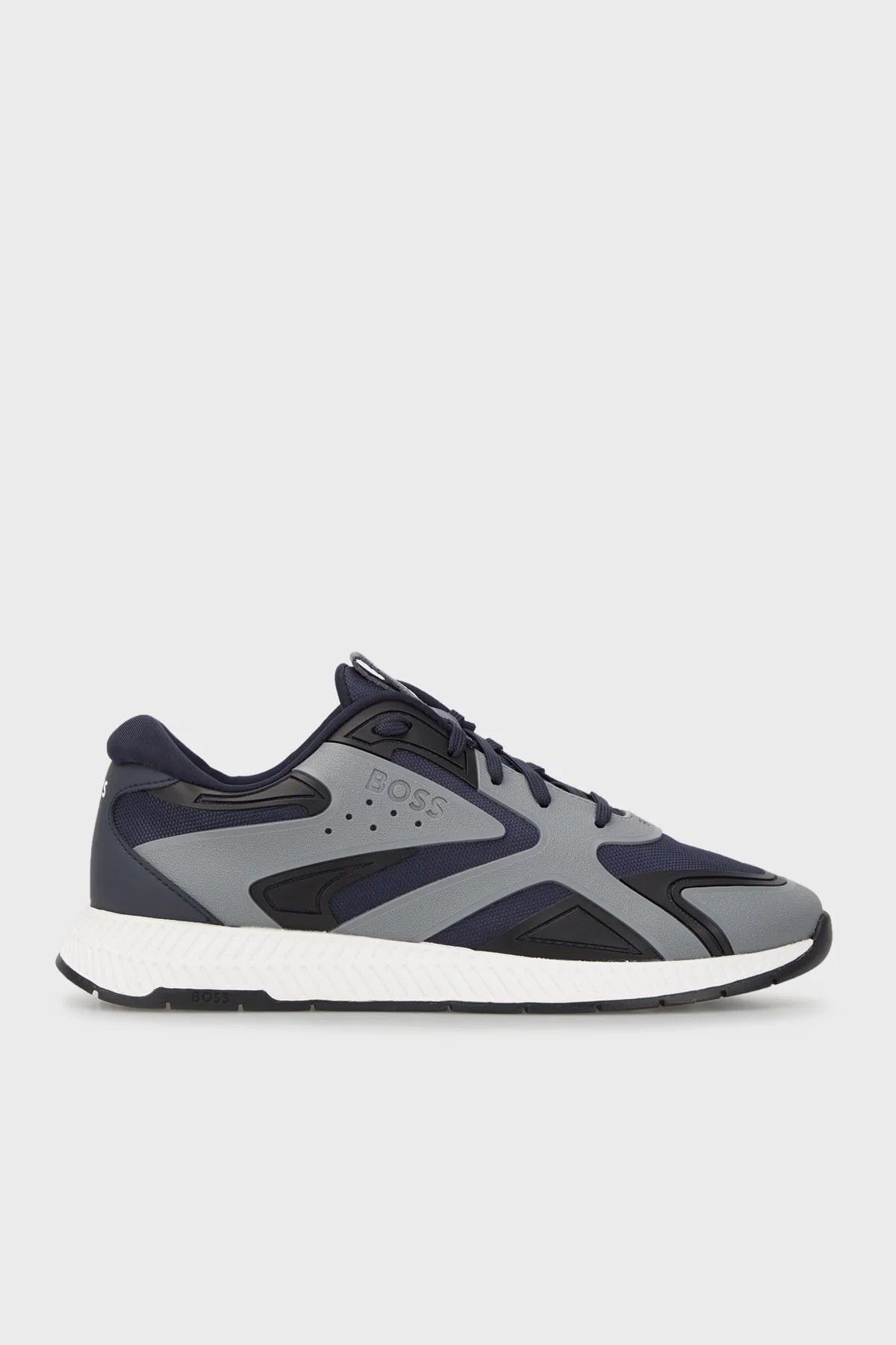 Boss Logolu Sneaker Erkek Ayakkabı 50493215 402 LACİVERT - 1