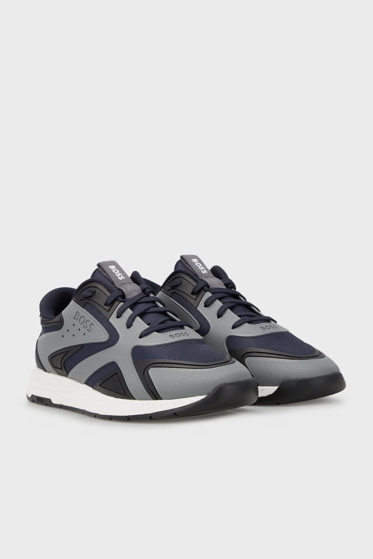 Boss Logolu Sneaker Erkek Ayakkabı 50493215 402 LACİVERT - 3