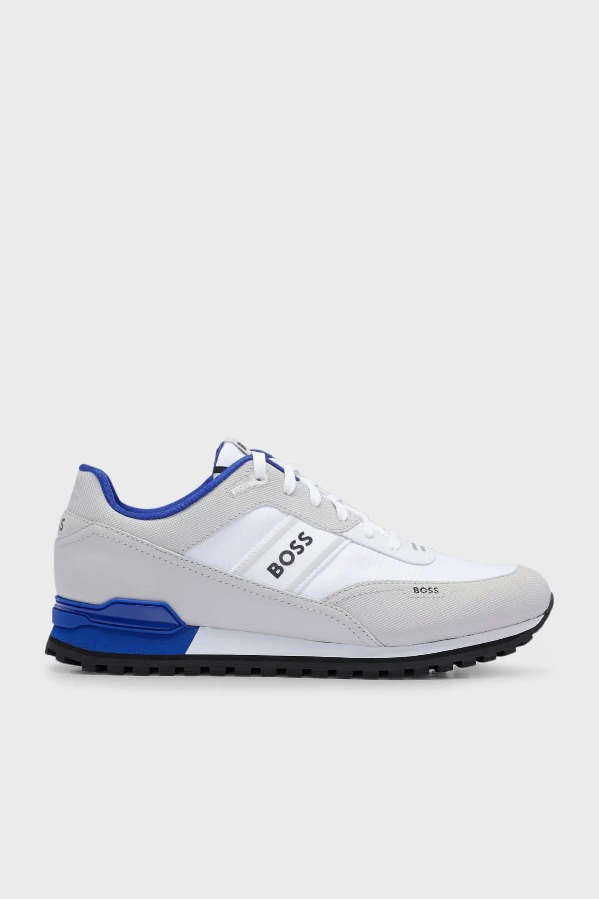 Boss Logolu Sneaker Erkek Ayakkabı 50493222 104 GRİ-BEYAZ - 1