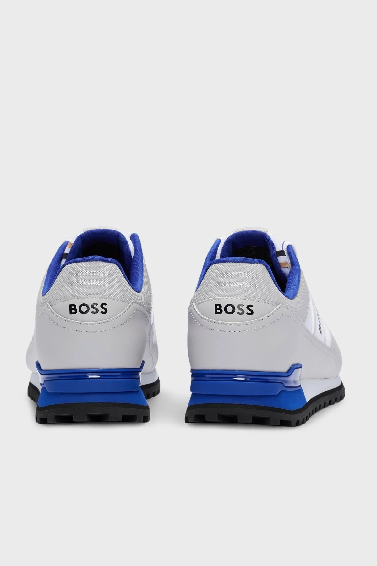 Boss Logolu Sneaker Erkek Ayakkabı 50493222 104 GRİ-BEYAZ - 4